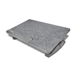 Kensington Smartfitâ„¢ Solemateâ„¢ Pro Elite Reposapies Superficie de Apoyo con Tela - Altura, Angulo e Inclinacion Ajustables - Base Antideslizante - Mejora Postura y Circulacion - Color Gris
