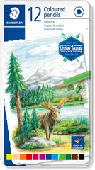 Staedtler 146C Caja Metalica con 12 Lapices de Colores - Mina Suave - Colores Surtidos