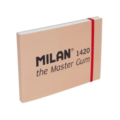 Milan 1420 The Master Gum Bloc de 30 Hojas para Acuarela - TamaÃ±o A5 - Grano Fino de 300g/mÂ² - Cierre con Goma Elastica - Tapa Blanda y Cubierta Trasera Dura - Apertura Plana