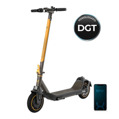 Cecotec Bongo Serie M30 Connected Coloring Tech Patinete Electrico - 700W - Autonomia 30km - Ruedas de 8.5â€ - Sistema de Frenado Doble - Bluetooth - Velocidad hasta 25km/h - Color Negro y Amarillo