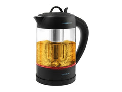Cecotec Thermosense 390 Clear Hervidor de Agua Electrico 2 en 1 - 2200W - Capacidad 1.7L - Control de Temperatura - Filtro Antical Desmontable - Base Giratoria 360Âº - Acero Inoxidable - Color Negro