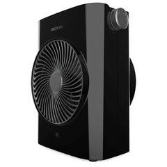 Cecotec ReadyWarm 2070 Max Force Calefactor Electrico - 2000W - 3 Modos - Termostato - Uso en Estancias de 20m2 - Funcion Silenciosa - Sistema de Seguridad Autoapagado - Color Negro