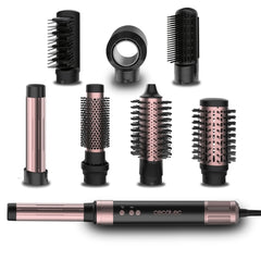Cecotec Bamba CeramicCare AirGlam Cepillo Electrico Alisador - 1400W - Funcion Secado y Alisado - Accesorio para Rizos y Ondas - Facil Manejo y Control - Iones Negativos - Color Negro