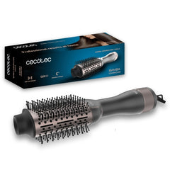 Cecotec Bamba CeramicCare Single Cepillo Alisador 3 en 1 - 1200W - 3 Temperaturas - 2 Velocidades - Revestimiento Ceramico - Funcion Aire Frio - Cable Giratorio 360Âº - Longitud Cable 1.8m - Color Gris