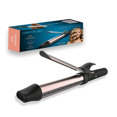 Cecotec Bamba SurfCare Curly Sphere Rizador de 28mm - Iones Negativos - Rizos Amplios y Naturales - Pantalla LED de Temperatura - Rango de 120 a 210Â°C - Cable 360Âº - Autoapagado - Color Negro y Rosa