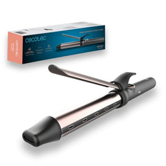 Cecotec Bamba SurfCare Epic Curly Sphere Rizador de 32mm - Cilindro Ceramica y Turmalina - Iones Negativos - Pantalla LED de Temperatura - Rango de 120 a 210Â°C - Cable 360Âº - Punta Fria - Color Gris