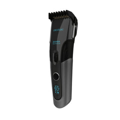Cecotec Bamba PrecisionCare Titan Cortapelos Inalambrico - Cuchillas de Titanio - Bateria de 90min de Autonomia - 3 Peines Guia - Uso con y sin Cable - Bloqueo de Seguridad - Color Negro