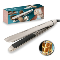 Cecotec Lisse 880 HidraProtect Plancha de Pelo - Cable 360Âº de 1.6m - Deslizamiento Ultrasuave - Iones Negativos - Placas Flotantes 3D - Temperatura de 160 a 220Â°C - Color Blanco