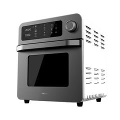 Cecotec Bake and Fry 1500 Touch Horno de Sobremesa - 1700W - Capacidad de 15L - Funcion Freidora de Aire - 10 Menus Preestablecidos - Rango de 60 a 230Â°C - Pantalla Tactil - Acero Inoxidable