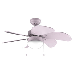 Cecotec EnergySilence Aero 3600 Vision Full Purple Ventilador de Techo con 6 Aspas y Lampara Integrada - 50W - Diametro de 36" - 3 Velocidades - Modo Invierno - Control por Cadena - Color Lavanda