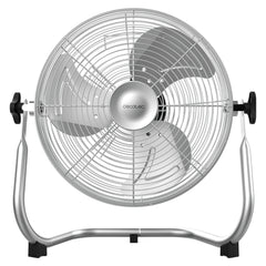 Cecotec EnergySilence 1000 Pro Ventilador Industrial de Suelo con 3 Aspas - Potencia de 40W - Diametro de 30cm - 3 Velocidades - Uso Sencillo - Acero Inoxidable - Base Estable - Rejilla Protectora