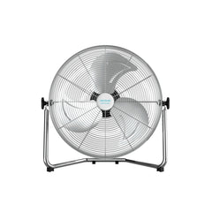 Cecotec EnergySilence 5000 Pro Ventilador Industrial de Suelo con 3 Aspas Metalicas - 120W - Diametro de 20" - 3 Velocidades - Inclinacion Flexible - Base Estable - Rejilla Protectora - Cromado
