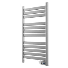 Cecotec ReadyWarm 9050 Toallero Electrico - Potencia de 500W - Aluminio - Pantalla LED - Calienta 8m2 - Proteccion IPX4 - Funcion Flash-Drive de Secado - 55x4x102cm - Color Gris