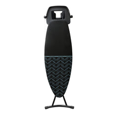 Cecotec StrongBoard 400 Tabla de Planchar - Funda 100% Algodon - Estructura Resistente 2 en 1 - Patas Extragruesas - 125X44.5cm - Altura Ajustable - Proteccion Ignifuga - Antena y Enchufe - Color Negro