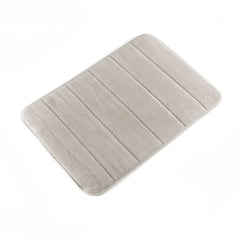 Innovagoods Alfombra de Aseo Viscoelastica - Antideslizante - Superabsorbente - Facil Limpieza - 55x40x1cm - Color Blanco