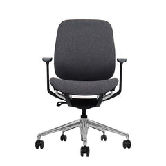 Cromad Zenith Collection Silla de Oficina - Piston de Gas de Grado 4 - Respaldo Ergonomico - Reposabrazos Ajustables - Color Negro