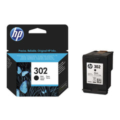 Cartucho de tinta preto original HP 302 - F6U66AE