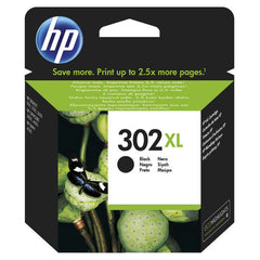 Cartouche d'encre noire authentique HP 302XL - F6U68AE