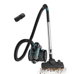 Cecotec Conga Rockstar Cyclonic X-treme Aspiradora de Trineo sin Bolsa - Potencia 800W - Deposito de 2L - Incluye Accesorios - Ruedas - Succion 20kPa - Radio de Accion hasta 6.2m - Color Gris Oscuro