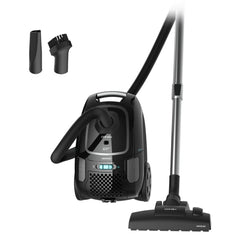 Cecotec Conga Powerbag 4000 XL Aspiradora de Trineo con Bolsa - Potencia 890W - Deposito de 4L - Incluye Accesorios - Radio de Accion hasta 7m - Color Negro