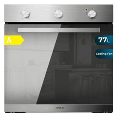 Cecotec Bolero Hexa C136000 Mirror Time A Horno Integrable - Potencia 2800W - Capacidad 77L - Temperatura Regulable - Puerta Triple de Cristal - 4 Funciones - Color Acero