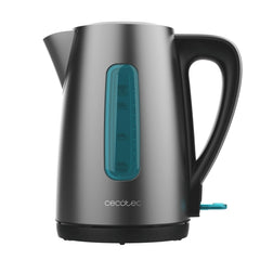 Cecotec Thermosense 210 Steel Hervidor de Agua de 1.7L - Potencia 2200W - Base 360Âº - Acero Inoxidable - Color Gris Oscuro