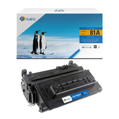 G&amp;G HP CF281A Black Generic Toner Cartridge - Replaces 81A