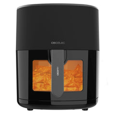 Cecotec Cecofry Fantastik Window 6500 Freidora de Aire - 1700W - Capacidad 6.5L - Pantalla Digital - Temperatura Regulable hasta 200ÂºC - Multifuncion - Ventana de Visualizacion - Color Negro