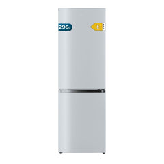 Cecotec Bolero CoolMarket Combi 296 DF White Frigorifico Combi - Capacidad 296L - Luz LED - Defrost - Congelacion Ultrarapida - Cajon para Frutas y Verduras - 185x60x60cm - Color Blanco
