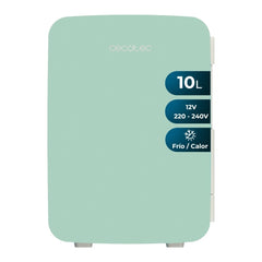 Cecotec Bolero MiniCooling 10L Bahamas Mint Mini Frigorifico Portatil - Capacidad 10L - 12V/220V - Temperatura Regulable - Enfria hasta 7ÂºC - Funcion Calentamiento hasta 65ÂºC - Color Menta