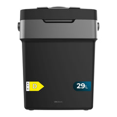 Cecotec Bolero TravelCooling 29L D Nevera Portatil - Capacidad 29L - 12V/220V - Temperatura Regulable - Enfria hasta 8ÂºC - Funcion Calentamiento hasta 65ÂºC - Color Negro y Gris