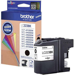 Cartucho de tinta preto original Brother LC223 - LC223BKBP