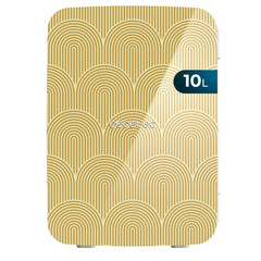 Cecotec Bolero MiniCooling 10L Bahamas Pat 2 Mini Frigorifico Portatil - Capacidad 10L - 12V/220V - Temperatura Regulable - Enfria hasta 7ÂºC - Funcion Calentamiento hasta 65ÂºC - Color Oro