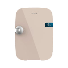 Cecotec Bolero MiniCooling 4L Rio Cream Mini Frigorifico Portatil - Capacidad 4L - Voltaje 12V - Temperatura Regulable - Enfria hasta 5ÂºC - Funcion Calentamiento hasta 65ÂºC - Color Rosa Pastel