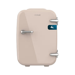 Cecotec Bolero MiniCooling 4L Habana Cream Mini Frigorifico Portatil - Capacidad 4L - Voltaje 12V - Temperatura Regulable - Enfria hasta 7ÂºC - Funcion Calentamiento hasta 65ÂºC - Color Rosa Pastel