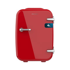 Cecotec Bolero MiniCooling 4L Habana Red Mini Frigorifico Portatil - Capacidad 4L - 12V/220V - Temperatura Regulable - Enfria hasta 7ÂºC - Funcion Calentamiento hasta 65ÂºC - Color Rojo
