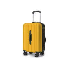 Lagart Smart Maleta Trolley de Cabina Rigida 20â€ 55x34x20cm - Asa Frontal para Manejo en Distintas Situaciones - Cierre TSA - Ruedas Dobles 360Âº - Color Amarillo Ocre