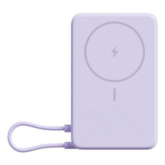 Xiaomi Magnetic Power Bank 10000 con Soporte Integrado - Carga Inalambrica Magnetica - 20W Max - USB C Bidireccional - 5900 mAh / 37 Wh - Pantalla Integrada - DiseÃ±o Compacto - Color Purpura