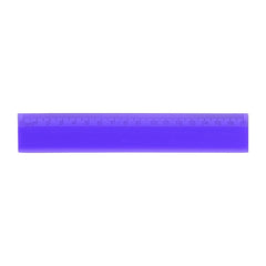 Safta Regla de 17cm - Plastico Transparente - Graduada - Color Aleatorio