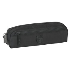 Safta F.C.Barcelona Premium Portatodo - Cremallera - Bolsillo Frontal - 0.5L - 210x40x60mm - Color Negro