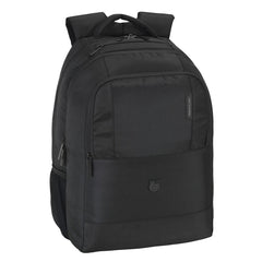 Safta F.C.Barcelona Premium Mochila para Portatil hasta 15.6" - Bolsillo para Tablet - Ergonomica - Alojamiento para Gafas - Cremalleras para Candado - 21L - 300x160x430mm - Color Negro