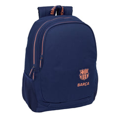 Safta F.C.Barcelona 2Âª Equipacion Mochila Adaptable a Carro - Portabotellas - 2 Compartimentos - Doble Cremallera - Hombreras Ergonomicas - Asa Superior - 23L - 320x160x440mm - Color Azul Marino