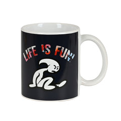 Safta el NiÃ±o Life Is Fun Taza Ceramica de 350ml - 80x95mm - Color Blanco