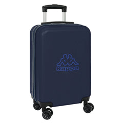 Safta Kappa Blue Night Maleta Trolley de Cabina 20â€ - Cierre con Candado - Interior Forrado - Bolsillo de Red - Ruedas Giratorias - Mango Extensible - 345x200x550mm - Color Azul Marino