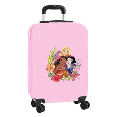 Safta Princesas Disney Magical Maleta Trolley de Cabina 20â€ - ABS y PC - Cierre con Candado - Interior Organizado - Ruedas Giratorias - Ajustable - 40.1L - 345x200x550mm - Color Rosa