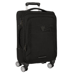 Safta Sevilla FC Business Maleta Trolley de Cabina 20â€ - Cierre con Candado - Bolsillo para Portatil - Ruedas Giratorias - Protecciones Laterales - 35.7L - 350x200x510mm - Color Negro