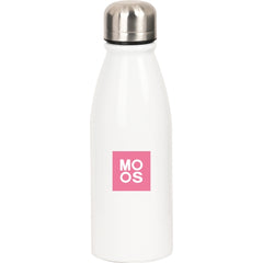 Safta Moos Passion Botella Metalica de 500ml - 60x240mm - Color Blanco