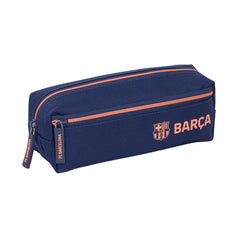 Safta F.C.Barcelona 2Âª Equipacion Portatodo - 3 Compartimentos con Cremalleras - Goma Elastica - 0.98L - 220x60x85mm - Color Azul Marino
