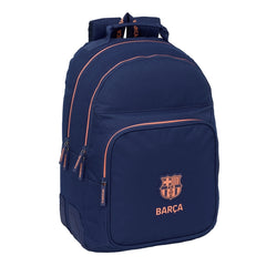 Safta F.C.Barcelona 2Âª Equipacion Mochila con 2 Compartimentos - Antirozaduras - Adaptable a Carro - Portabotellas - Tirador Doble - Hombreras Ergonomicas - 20L - 320x150x420mm - Color Azul Marino