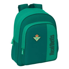 Safta Real Betis Balompie Mochila Infantil - Adaptable a Carro - Bolsillos Laterales - Hombreras Acolchadas - Bolsillo Frontal - Asa Superior - Resistente al Agua - 10L - 280x100x340mm - Color Verde